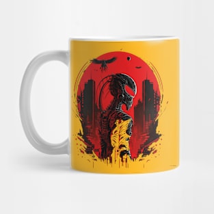 alien cyberpunk Mug